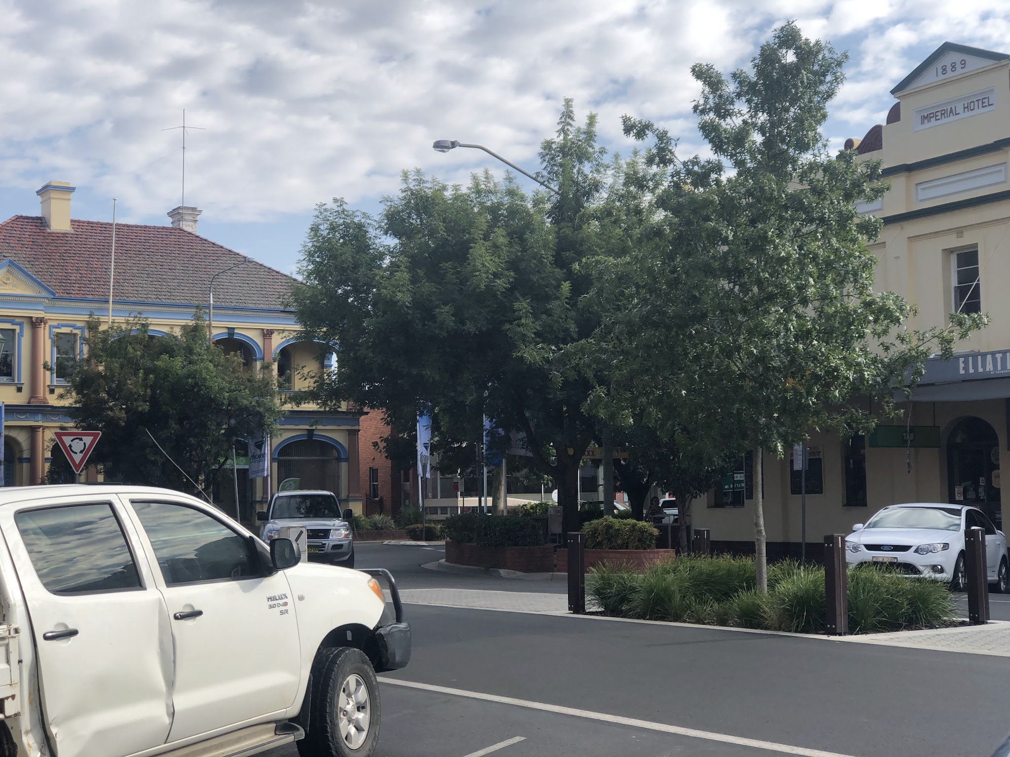 The Imperial Hotel on the Byron Street roundabout, Inverell